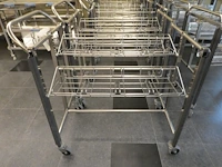 Fabcontent - cleanroom inox cart for 8 lots 5x - afbeelding 1 van  7