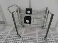 Fabcontent - cleanroom inox cart for 8 lots 5x - afbeelding 7 van  7