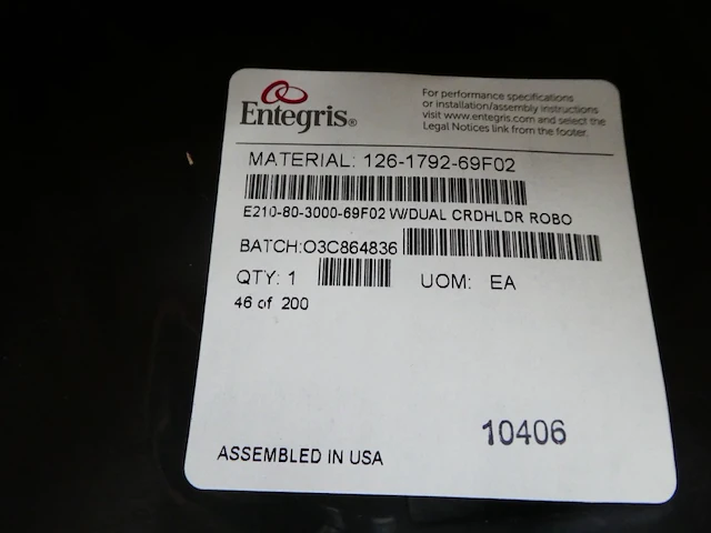 Fabcontent - entegris xt203-05 + box e210-80 used - afbeelding 8 van  9