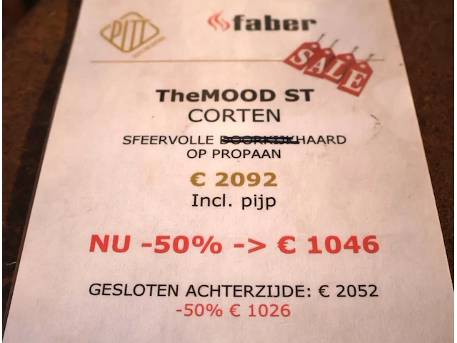 Faber the mood cortenstaal haard - afbeelding 7 van  7