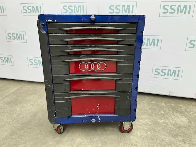 Facom 5 laden gereedschapswagen - afbeelding 7 van  14