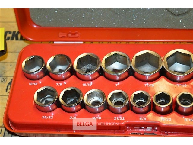 Facom dopsleutelset 18-delig - afbeelding 2 van  3