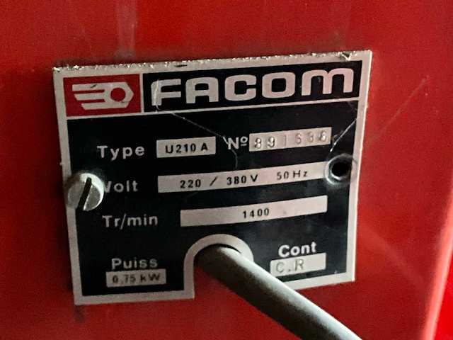 Facom u210 a bandenmachine - afbeelding 7 van  7