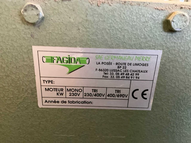 Fagida stofafzuiging + set buizen - afbeelding 4 van  7