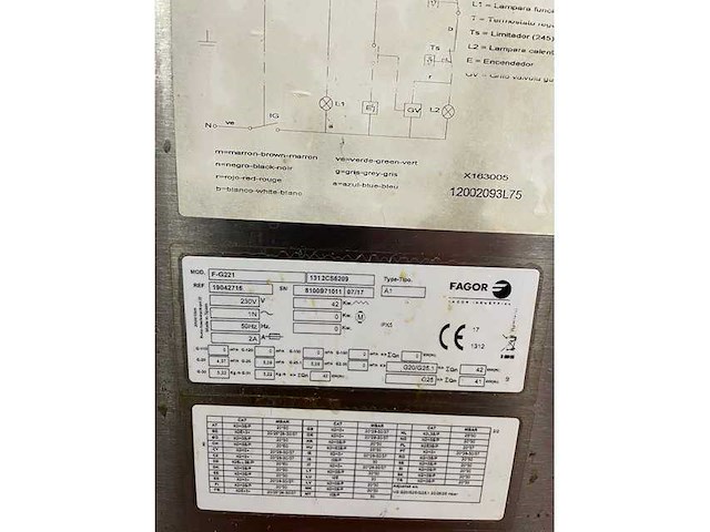 Fagor - f-g221 - gas dubbel - friteuse - afbeelding 3 van  9