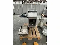 Fagor + hendi rvs werktafel + warmhoudschaal