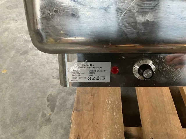 Fagor + hendi rvs werktafel + warmhoudschaal - afbeelding 4 van  4