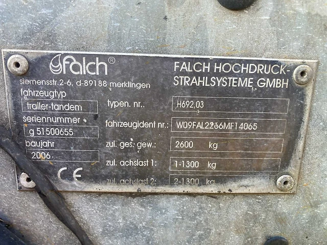 Falch - 2006 - h692.03 - hogedrukreiniger - afbeelding 5 van  14