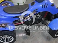 Falk kinderquad met trappers 3-7 jaar pirate blauw