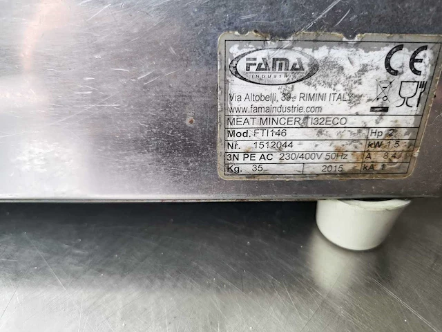 Fama ti32 eco vleesmolen - afbeelding 6 van  6