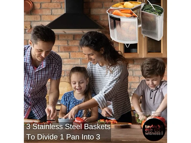 Familie steelpan triple divider - afbeelding 5 van  7