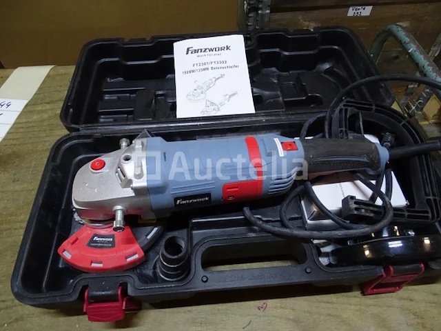 Fanzwork ft-w2302-2 betonschuurmachine in zijn koffer - afbeelding 1 van  7