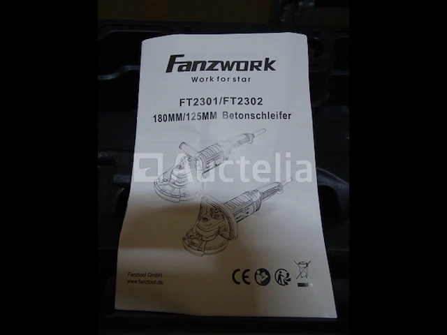 Fanzwork ft-w2302-2 betonschuurmachine in zijn koffer - afbeelding 3 van  7