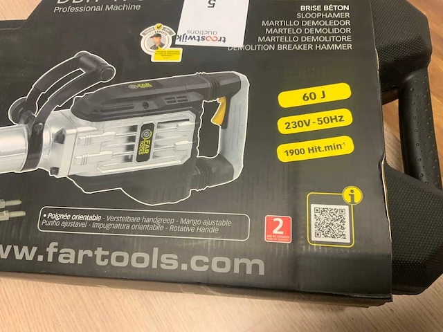 Far tools dbh 1700 d elektrische sloophamer - afbeelding 4 van  4