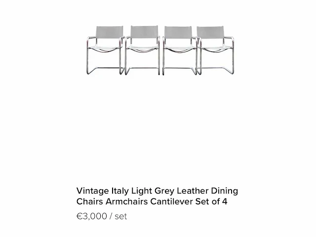 Fasem italy design armchair set of 2 - afbeelding 4 van  7