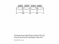 Fasem italy design armchair set of 2 - afbeelding 4 van  7