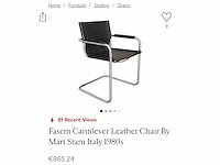 Fasem italy design armchair set of 2 - afbeelding 6 van  7