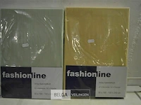 Fashionline jersey hoeslakens 2stuks 90x190-100x200cm