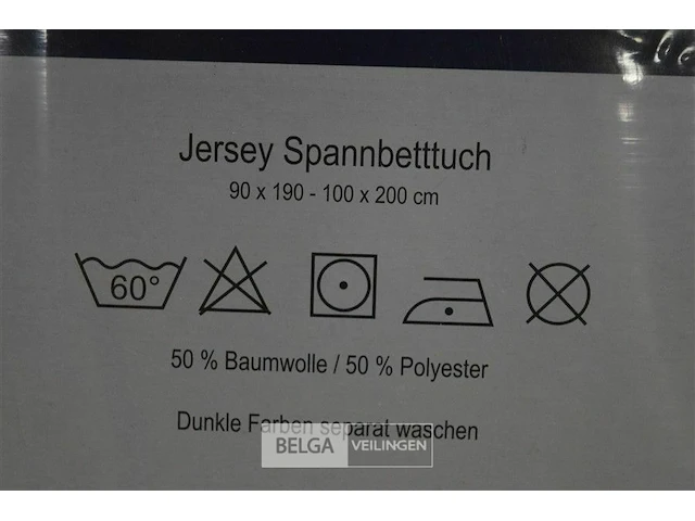 Fashionline jersey hoeslakens 2stuks 90x190-100x200cm - afbeelding 5 van  6