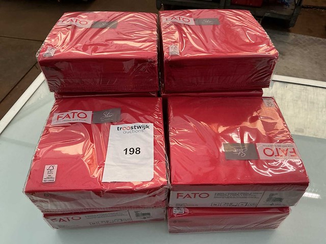 Fato. dubbelzijdige papier servetten. (10x) - afbeelding 1 van  2