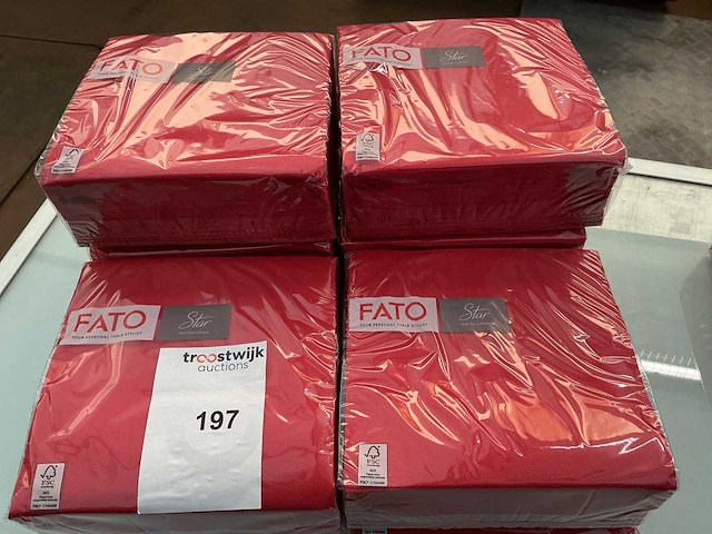 Fato. dubbelzijdige papier servetten. (10x) - afbeelding 1 van  2