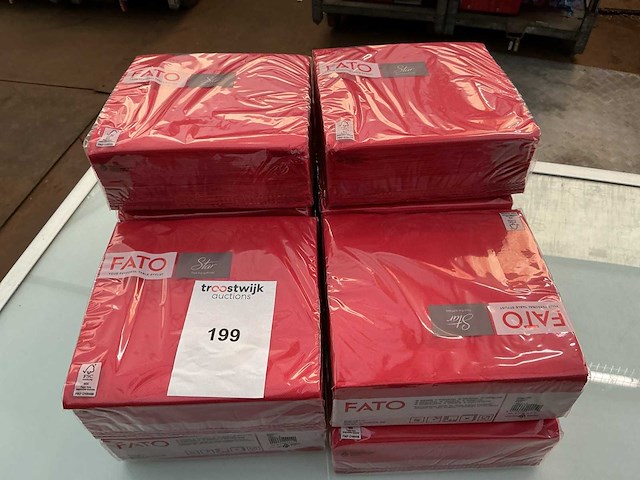 Fato. dubbelzijdige papier servetten. (10x) - afbeelding 1 van  2