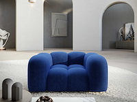 Fauteuil - atlantisch blauw fluweel - afbeelding 1 van  8