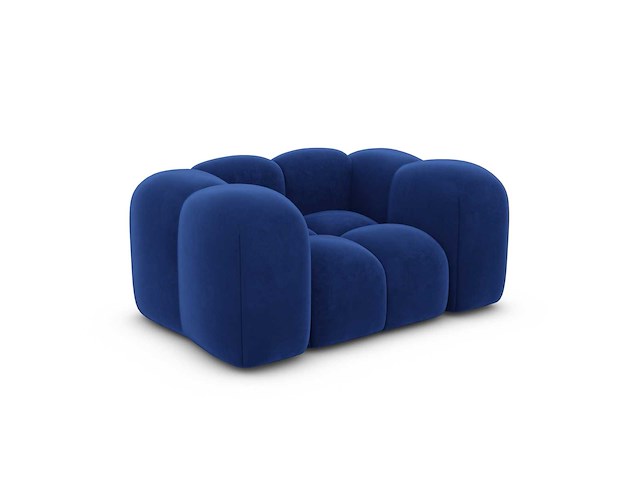 Fauteuil - atlantisch blauw fluweel - afbeelding 3 van  8