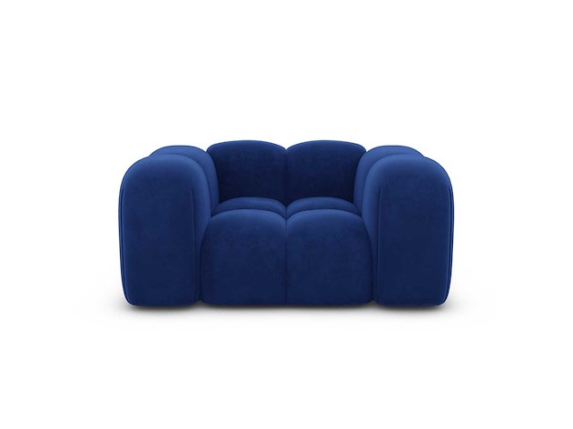 Fauteuil - atlantisch blauw fluweel - afbeelding 4 van  8