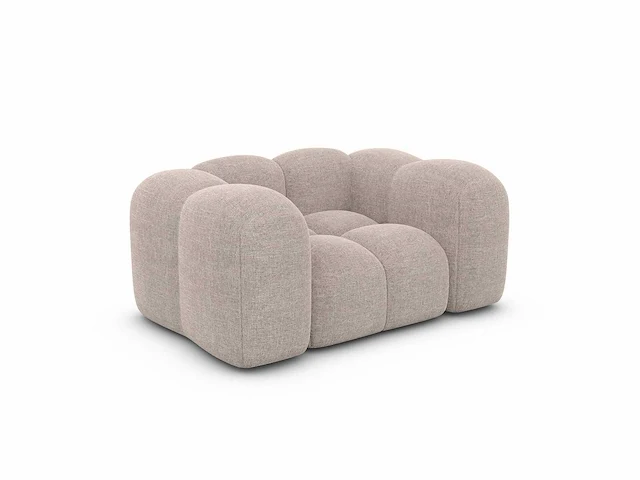 Fauteuil - beige stof - afbeelding 2 van  7