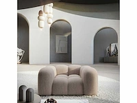 Fauteuil - beige stof - afbeelding 3 van  7