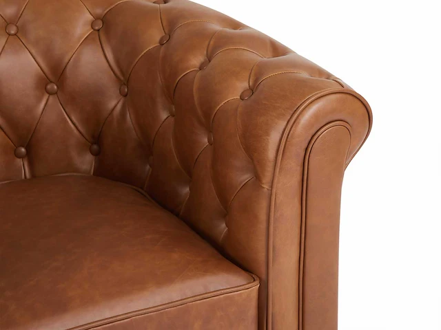 Fauteuil - camel rundleer - afbeelding 4 van  6