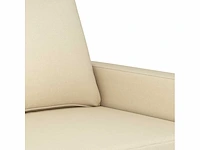 Fauteuil - crèmekleurige stof - afbeelding 8 van  9