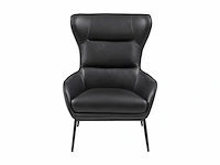 Fauteuil - zwart buffelleer - afbeelding 2 van  6