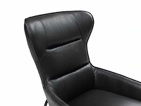 Fauteuil - zwart buffelleer - afbeelding 4 van  6