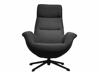 Fauteuil delano- zwart (1x) + beige (1x) - afbeelding 4 van  6