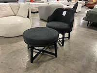 Fauteuil met poef - afbeelding 3 van  5
