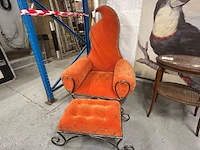 Fauteuil met voetbank - afbeelding 2 van  8