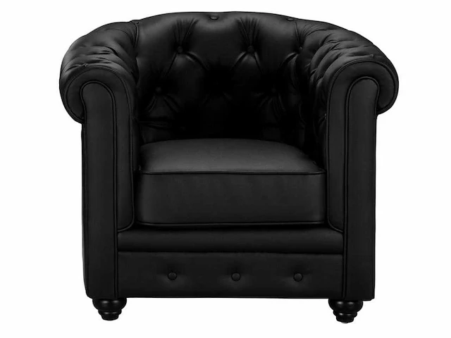 Faux fauteuil - zwart - afbeelding 2 van  3