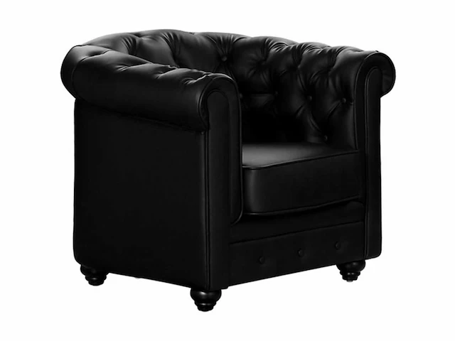 Faux fauteuil - zwart - afbeelding 3 van  3