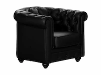 Faux fauteuil - zwart - afbeelding 3 van  3