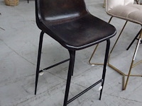 Faux leather barkruk - afbeelding 1 van  2