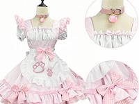 Fccam cat maid cosplay jurk (small) - afbeelding 2 van  3