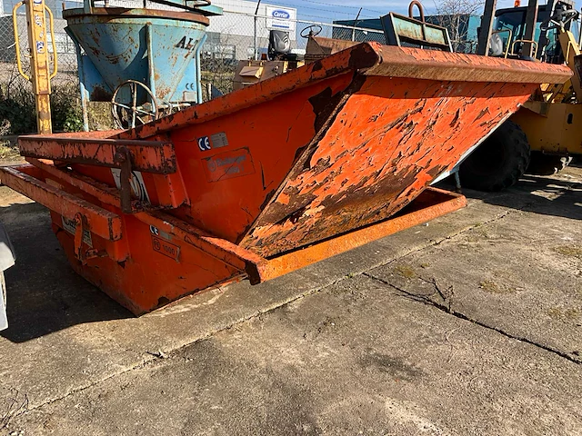 Fe eichinger afvalcontainers 1000l max 2000kg (2x) - afbeelding 1 van  9