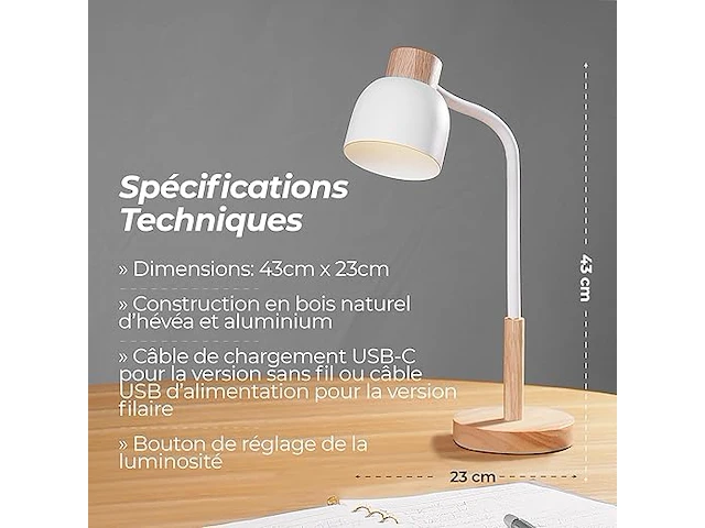 Feelsolar® draadloze led-bureaulamp (2 stuks) - afbeelding 2 van  4