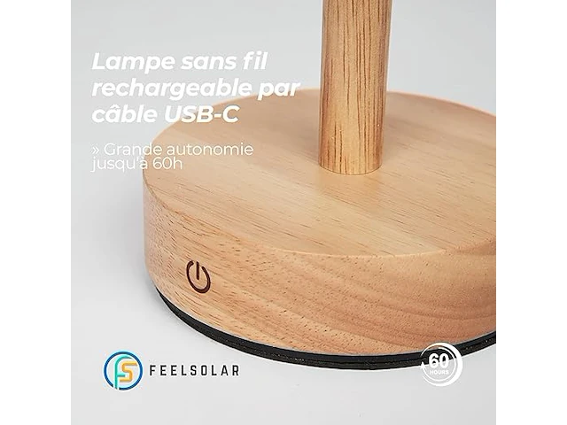 Feelsolar® draadloze led-bureaulamp (2 stuks) - afbeelding 3 van  4