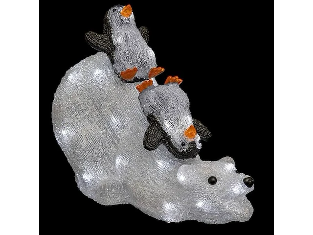 Feeric lichtbeer en pinguïns - afbeelding 1 van  1