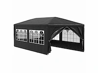 Feesttent 3x6 m antraciet - afbeelding 4 van  7