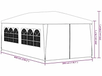 Feesttent 3x6 m antraciet - afbeelding 5 van  7