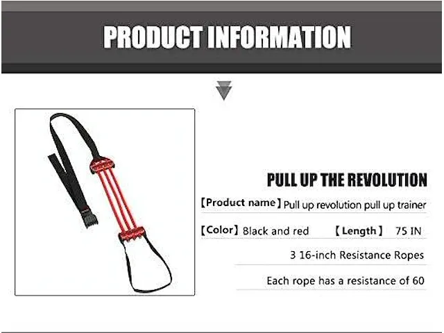 Feishibang pull up assistance bands - afbeelding 3 van  4